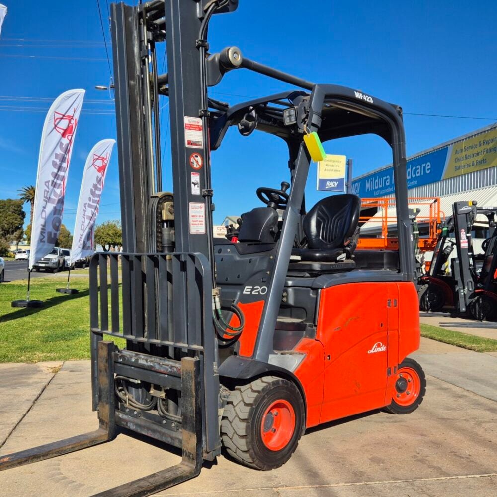 2011 Linde E20 2t Electric Forklift - 12,681 hrs