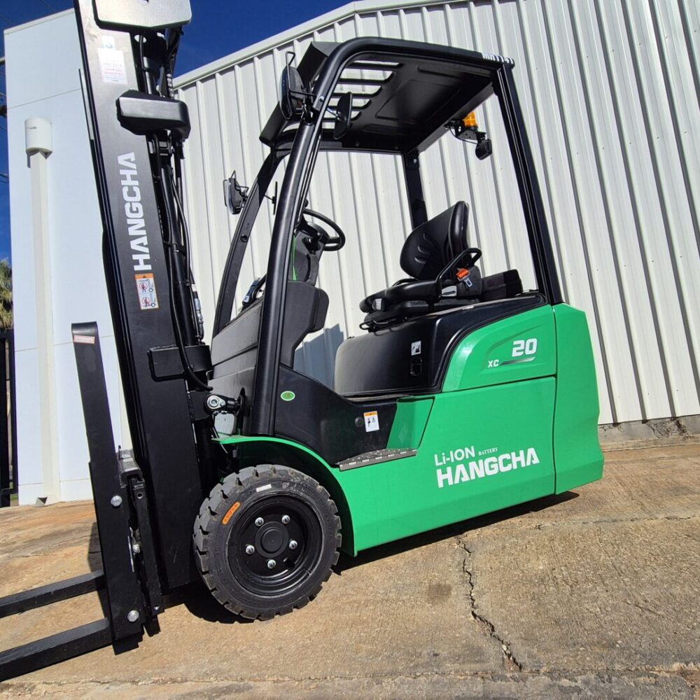 Hangcha XC Series 2t 3Wheel Li-ion Forklift with 240V & 3 Phase Charging