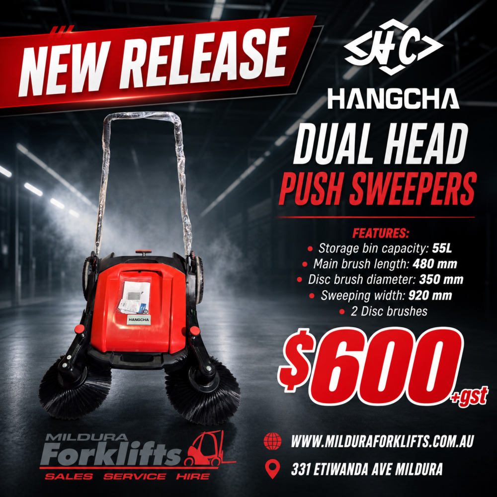 Hangcha A1000 Walk Behind Push Sweeper